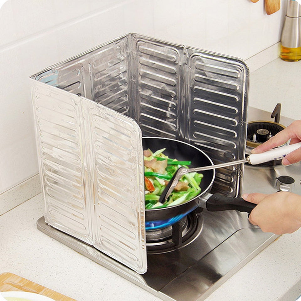 Newest Cooking Frying Oil Splash Guard Gas Stove Oil Removal Scald Proof Board Kitchen
