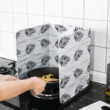Kitchen Grease Foil Insulation Block Oil Splash Plate Cooking Hot Baffle Tinfoil Board Aluminum Foil Anti Splash Guard
