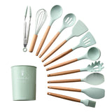 New Silicone Spatula Turner Heat-resistant Soup Spoon Non-stick Special Cooking Shovel Kitchen Tools